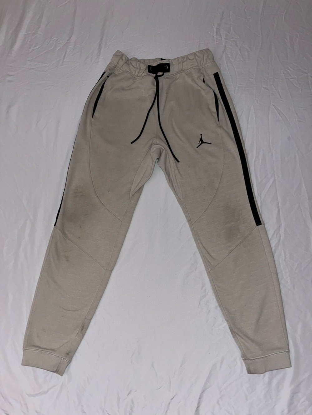 Jordan Tan Joggers with Black Accents